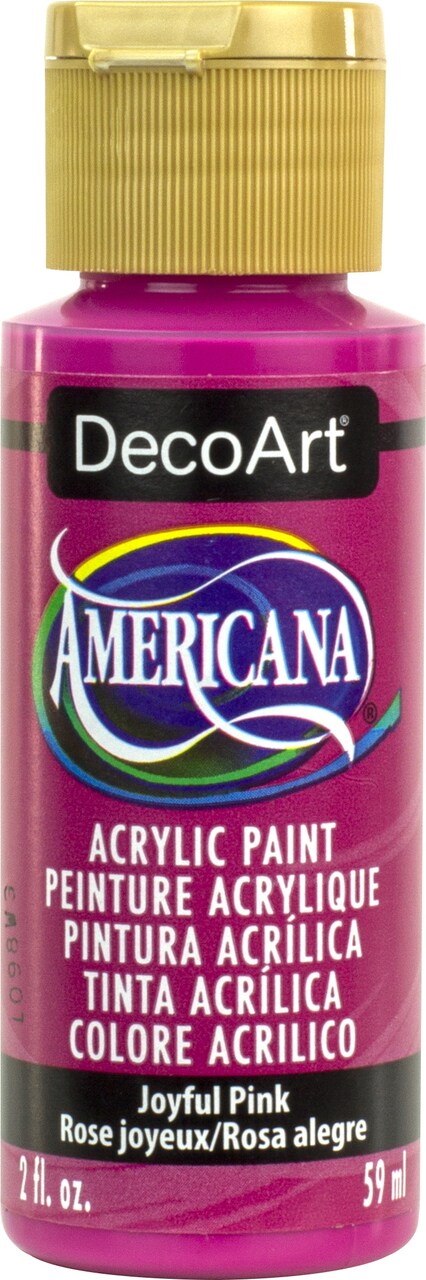 Decoart Americana Acrylic Paint 2Oz-Joyful Pink